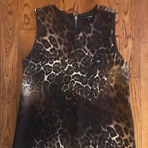 Olivaceous Leopard print dress